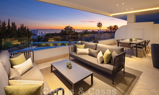 Appartement penthouse spacieux et moderne avec vue imprenable sur la mer à vendre à Sierra Blanca sur le Golden Mile, Marbella 32699 