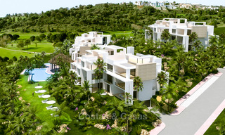 Appartement moderne de 3 chambres à coucher à vendre avec vue sur la mer dans un complexe de golf en première ligne à Benahavis - Marbella 32554 