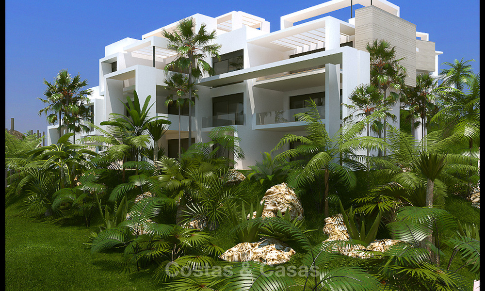 Appartement moderne de 3 chambres à coucher à vendre avec vue sur la mer dans un complexe de golf en première ligne à Benahavis - Marbella 32556