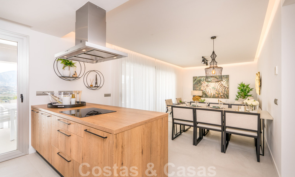 Appartements modernes à vendre avec vue imprenable sur la mer, le golf et les montagnes dans la station de golf de La Cala de Mijas - Costa del Sol 32585
