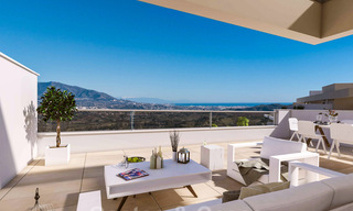Appartements modernes à vendre avec vue imprenable sur la mer, le golf et les montagnes dans la station de golf de La Cala de Mijas - Costa del Sol 32600 