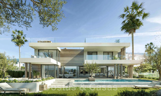 Nouvelles villas de style moderne avec vue sur la mer à vendre sur le nouveau Golden Mile entre Marbella et Estepona 33896 
