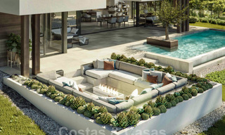 Nouvelles villas de style moderne avec vue sur la mer à vendre sur le nouveau Golden Mile entre Marbella et Estepona 33900 