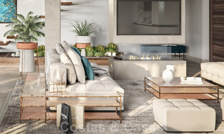 Nouvelles villas de style moderne avec vue sur la mer à vendre sur le nouveau Golden Mile entre Marbella et Estepona 33906 