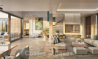 Nouvelles villas de style moderne avec vue sur la mer à vendre sur le nouveau Golden Mile entre Marbella et Estepona 33908 
