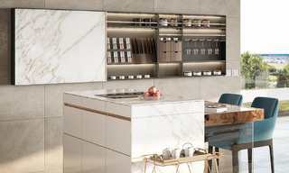 Nouvelles villas de style moderne avec vue sur la mer à vendre sur le nouveau Golden Mile entre Marbella et Estepona 33910 