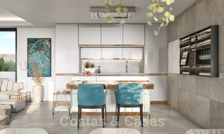 Nouvelles villas de style moderne avec vue sur la mer à vendre sur le nouveau Golden Mile entre Marbella et Estepona 33913 