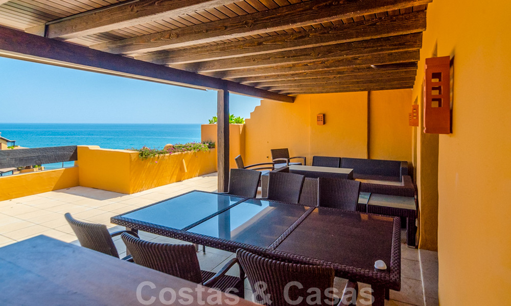 Spectaculaire penthouse avec piscine privée et vue panoramique sur la mer dans un complexe de luxe en front de mer à vendre, New Golden Mile, Marbella - Estepona 34039