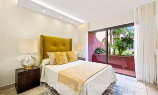 Appartement de luxe avec jardin en front de mer à vendre dans un complexe exclusif entre Marbella et Estepona 34191 