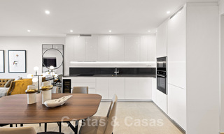 Appartement de luxe avec jardin en front de mer à vendre dans un complexe exclusif entre Marbella et Estepona 34206 