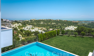 Villa ultramoderne avec vue panoramique sur la mer à vendre dans une urbanisation exclusive de Benahavis - Marbella 34388 