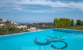 Villa ultramoderne avec vue panoramique sur la mer à vendre dans une urbanisation exclusive de Benahavis - Marbella 34430 