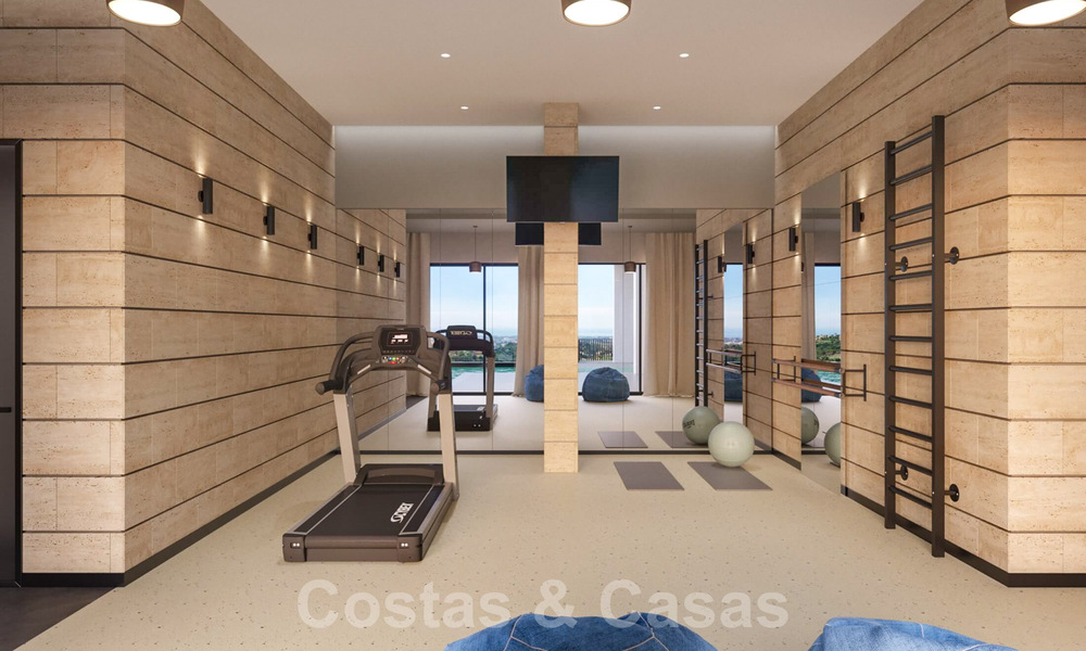 Villa ultramoderne avec vue panoramique sur la mer à vendre dans une urbanisation exclusive de Benahavis - Marbella 34439