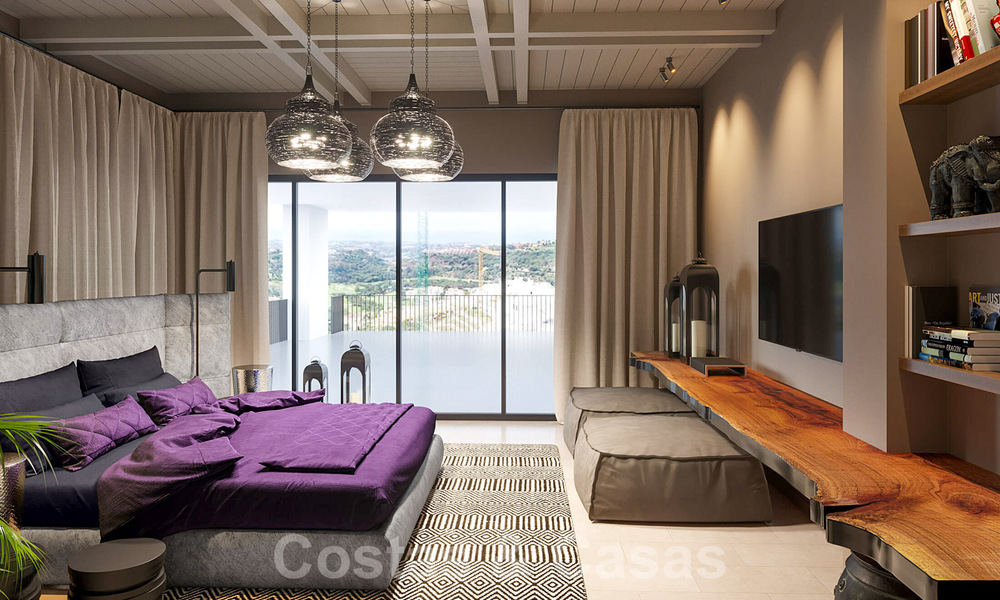 Villa ultramoderne avec vue panoramique sur la mer à vendre dans une urbanisation exclusive de Benahavis - Marbella 34445