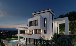 Villa ultramoderne avec vue panoramique sur la mer à vendre dans une urbanisation exclusive de Benahavis - Marbella 34463 