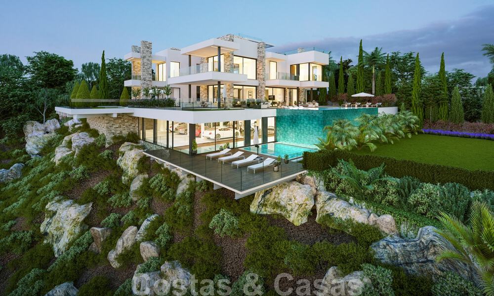 Prix très réduit. Villa de conception moderne prête à emménager à vendre dans une station de golf cinq étoiles à Marbella - Benahavis 34620