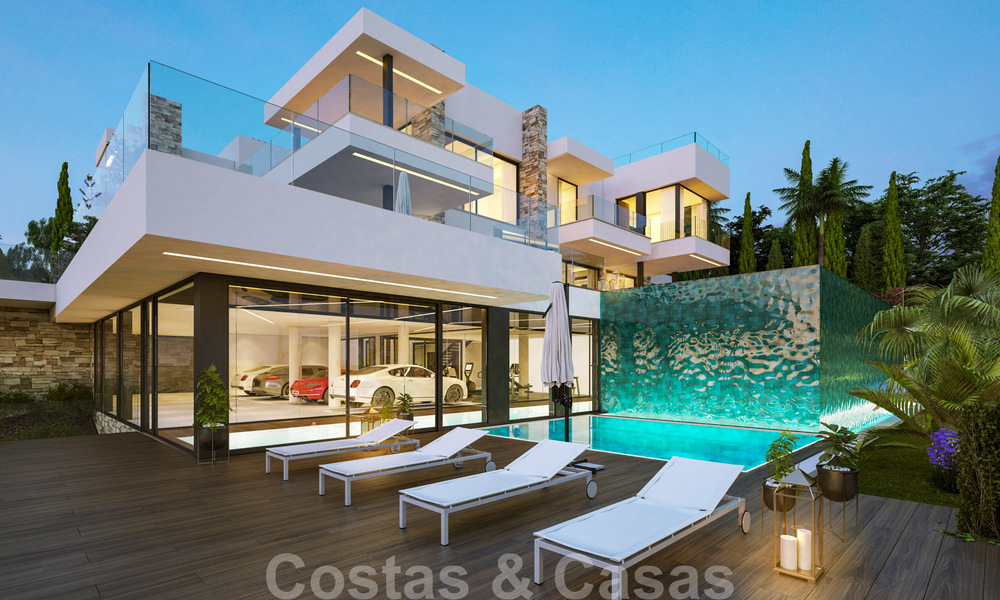 Prix très réduit. Villa de conception moderne prête à emménager à vendre dans une station de golf cinq étoiles à Marbella - Benahavis 34622