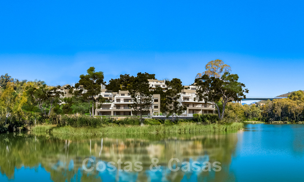 Nouveau sur le marché ! Appartements modernes de luxe à vendre sur un lac idyllique avec vue panoramique à Nueva Andalucia - Marbella. NOUVELLE PHASE 34976