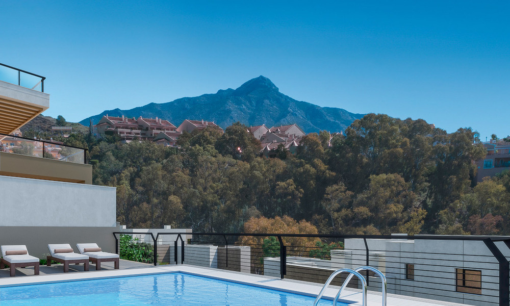 Nouveau sur le marché ! Appartements modernes de luxe à vendre sur un lac idyllique avec vue panoramique à Nueva Andalucia - Marbella. NOUVELLE PHASE 34985