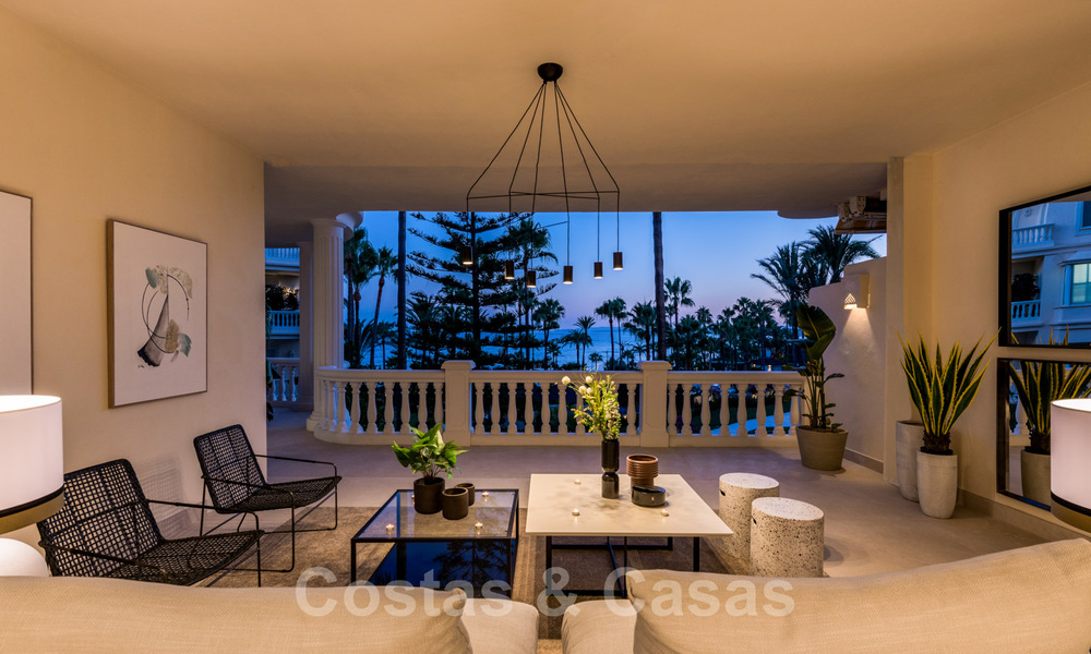 Appartement exclusif à vendre avec vue sur la mer dans un complexe en première ligne de plage sur le nouveau Golden Mile, Marbella - Estepona 35544