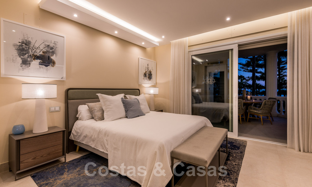 Appartement exclusif à vendre avec vue sur la mer dans un complexe en première ligne de plage sur le nouveau Golden Mile, Marbella - Estepona 35565