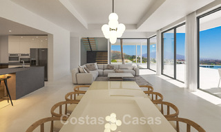 Villa moderne de luxe à vendre avec vue panoramique sur la mer, sur le nouveau Golden Mile entre Marbella et Estepona 35585 