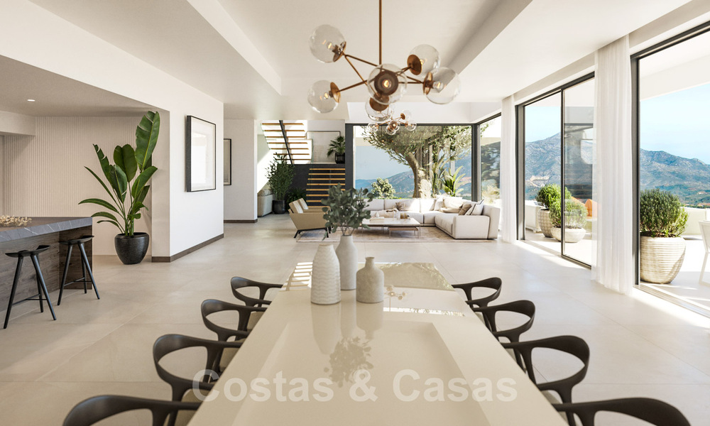 Villa moderne de luxe à vendre avec vue panoramique sur la mer, sur le nouveau Golden Mile entre Marbella et Estepona 35587