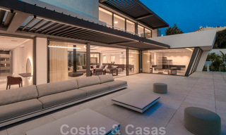 Prêt à emménager, villa moderne, super luxueuse à vendre avec vue imprenable dans une urbanisation de golf à Marbella - Benahavis 35872 