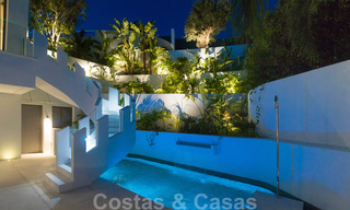 Prêt à emménager, villa moderne, super luxueuse à vendre avec vue imprenable dans une urbanisation de golf à Marbella - Benahavis 35877 
