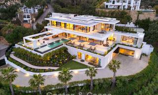Sensationnelle villa de luxe moderne à vendre avec vue sur la mer à El Madroñal, dans la région de Marbella – Benahavis 779433 
