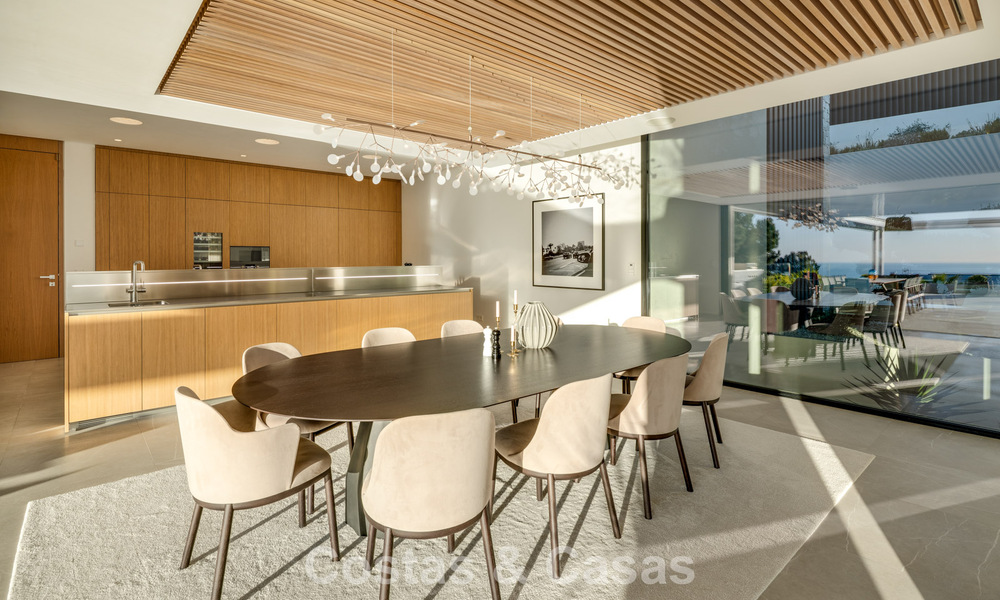 Sensationnelle villa de luxe moderne à vendre avec vue sur la mer à El Madroñal, dans la région de Marbella – Benahavis 779436