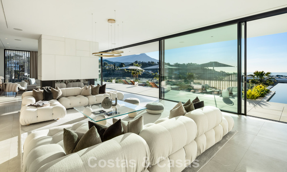 Sensationnelle villa de luxe moderne à vendre avec vue sur la mer à El Madroñal, dans la région de Marbella – Benahavis 779439