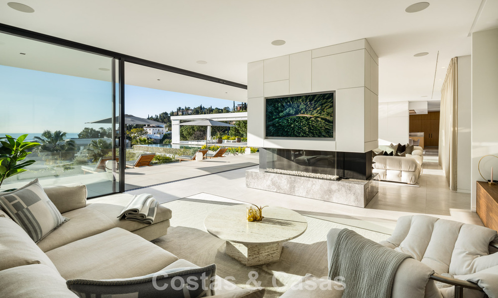 Sensationnelle villa de luxe moderne à vendre avec vue sur la mer à El Madroñal, dans la région de Marbella – Benahavis 779442