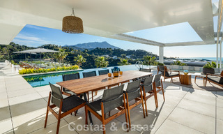 Sensationnelle villa de luxe moderne à vendre avec vue sur la mer à El Madroñal, dans la région de Marbella – Benahavis 779446 