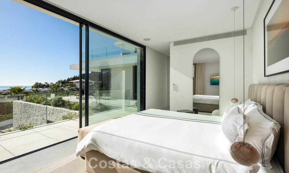 Sensationnelle villa de luxe moderne à vendre avec vue sur la mer à El Madroñal, dans la région de Marbella – Benahavis 779449
