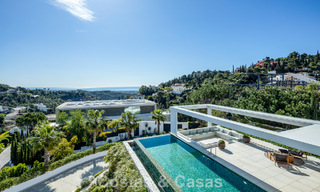Sensationnelle villa de luxe moderne à vendre avec vue sur la mer à El Madroñal, dans la région de Marbella – Benahavis 779455 