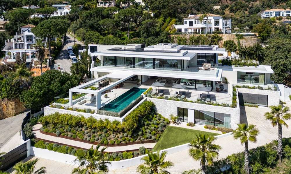 Sensationnelle villa de luxe moderne à vendre avec vue sur la mer à El Madroñal, dans la région de Marbella – Benahavis 779468