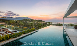 Sensationnelle villa de luxe moderne à vendre avec vue sur la mer à El Madroñal, dans la région de Marbella – Benahavis 779469 