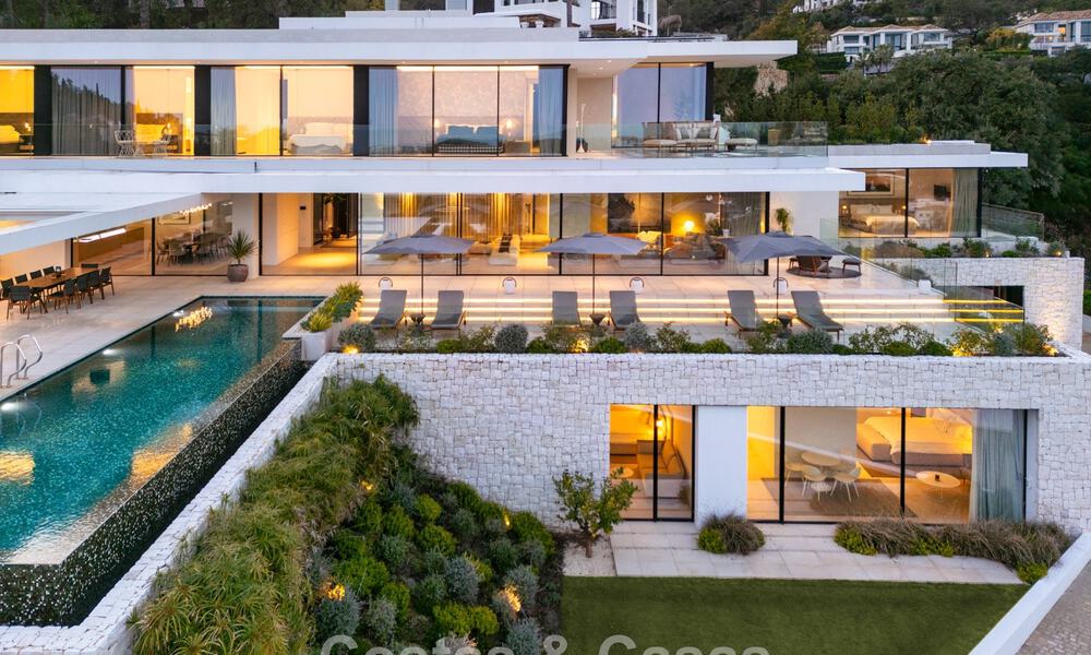 Sensationnelle villa de luxe moderne à vendre avec vue sur la mer à El Madroñal, dans la région de Marbella – Benahavis 779474