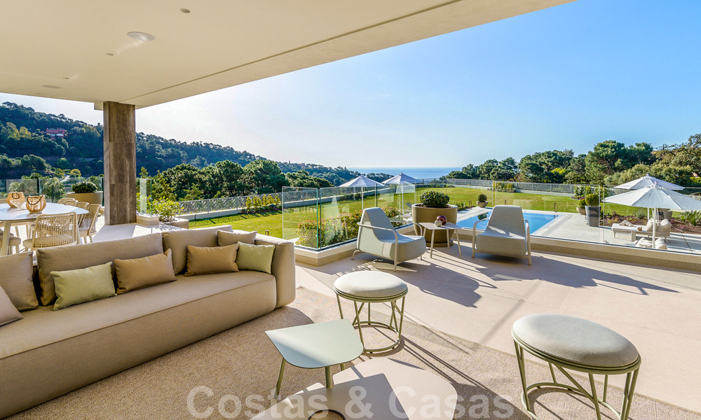 Nouvelle villa de luxe à vendre avec vue sur la mer dans l'exclusif La Zagaleta Golf Resort, Benahavis - Marbella 40115