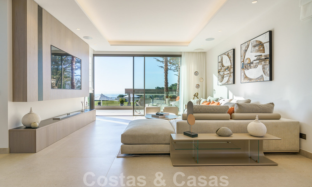Nouvelle villa de luxe à vendre avec vue sur la mer dans l'exclusif La Zagaleta Golf Resort, Benahavis - Marbella 40124