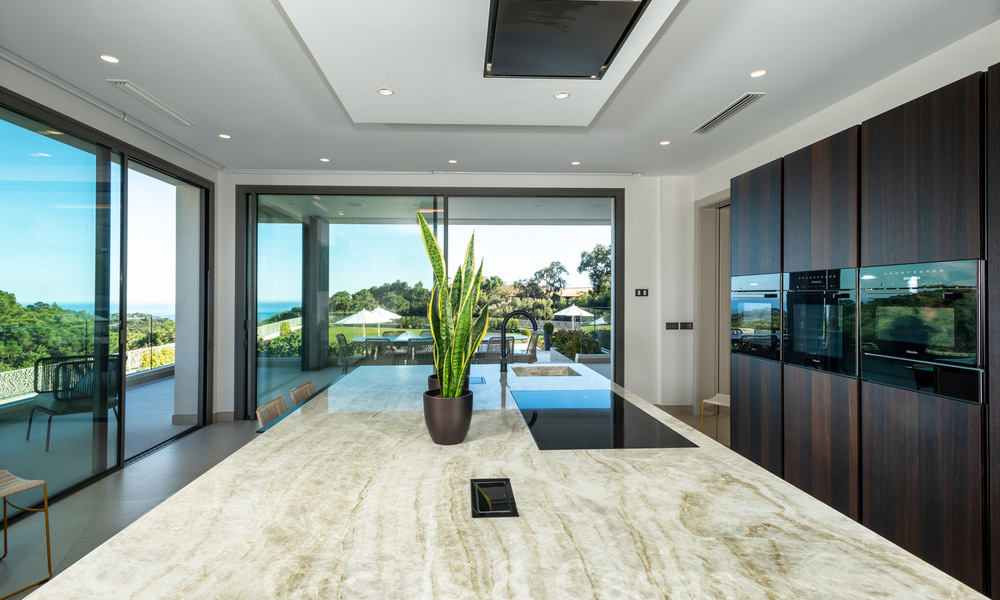 Nouvelle villa de luxe à vendre avec vue sur la mer dans l'exclusif La Zagaleta Golf Resort, Benahavis - Marbella 40133