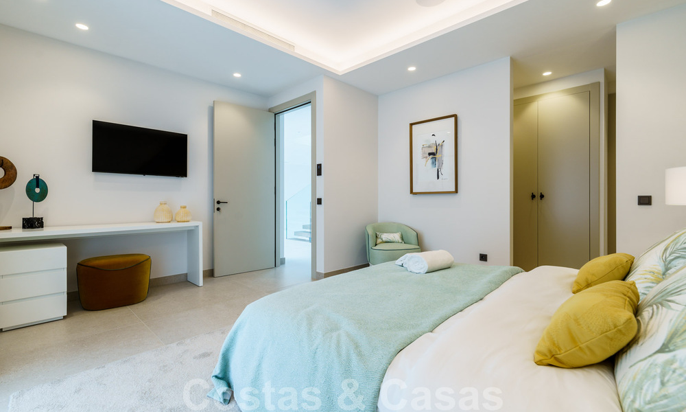 Nouvelle villa de luxe à vendre avec vue sur la mer dans l'exclusif La Zagaleta Golf Resort, Benahavis - Marbella 40176