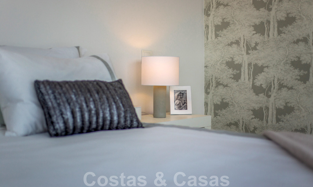 Penthouse de luxe moderne à vendre dans un complexe design en première ligne de golf à Benahavis - Marbella 36143