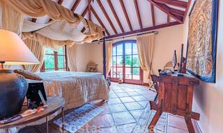 Vente d'une élégante villa rustique de luxe avec vue panoramique sur la mer dans l'exclusif La Zagaleta Golf Resort, Benahavis - Marbella 36282 