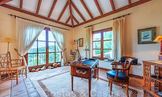 Vente d'une élégante villa rustique de luxe avec vue panoramique sur la mer dans l'exclusif La Zagaleta Golf Resort, Benahavis - Marbella 36283 