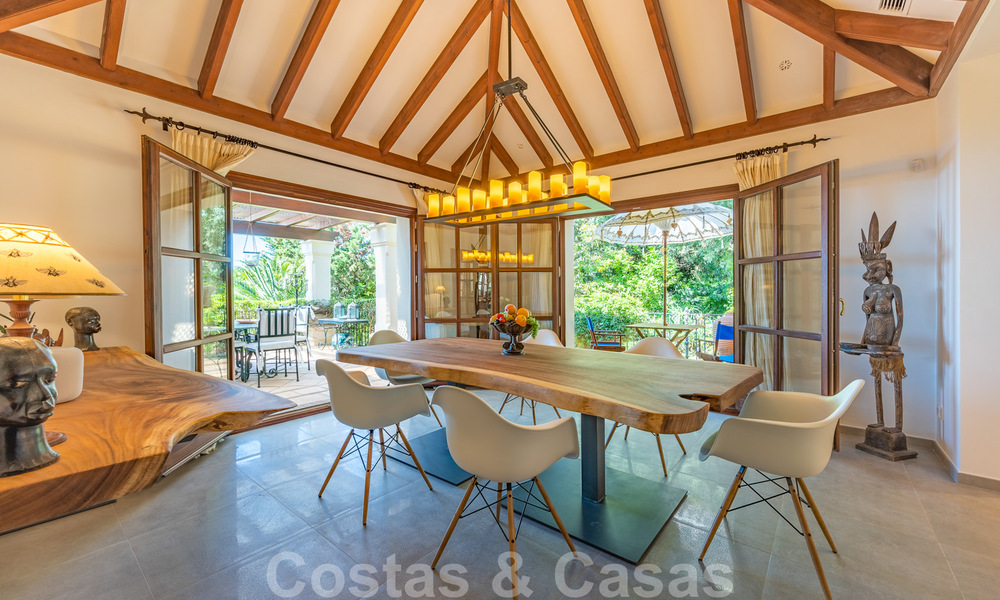Vente d'une élégante villa rustique de luxe avec vue panoramique sur la mer dans l'exclusif La Zagaleta Golf Resort, Benahavis - Marbella 36297