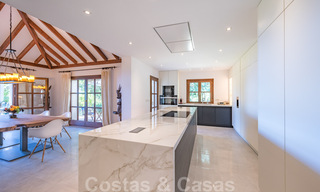 Vente d'une élégante villa rustique de luxe avec vue panoramique sur la mer dans l'exclusif La Zagaleta Golf Resort, Benahavis - Marbella 36298 