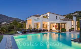 Villa de luxe de style moderne aux accents méditerranéens à vendre dans l'exclusif La Zagaleta Golf Resort à Benahavis - Marbella 36324 
