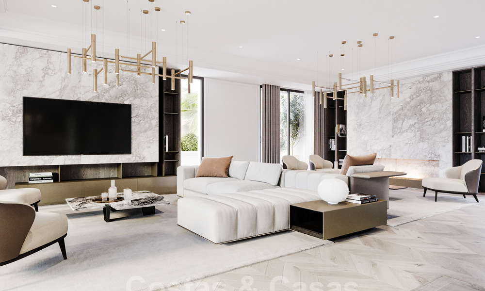 Villas modernes de style avant-gardiste à vendre sur le prestigieux Golden Mile de Marbella 36382